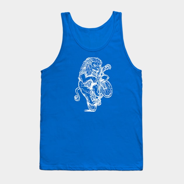 SEEMBO Lion Cycling Bicycle Cyclist Bicycling Biking Biker Tank Top by SEEMBO